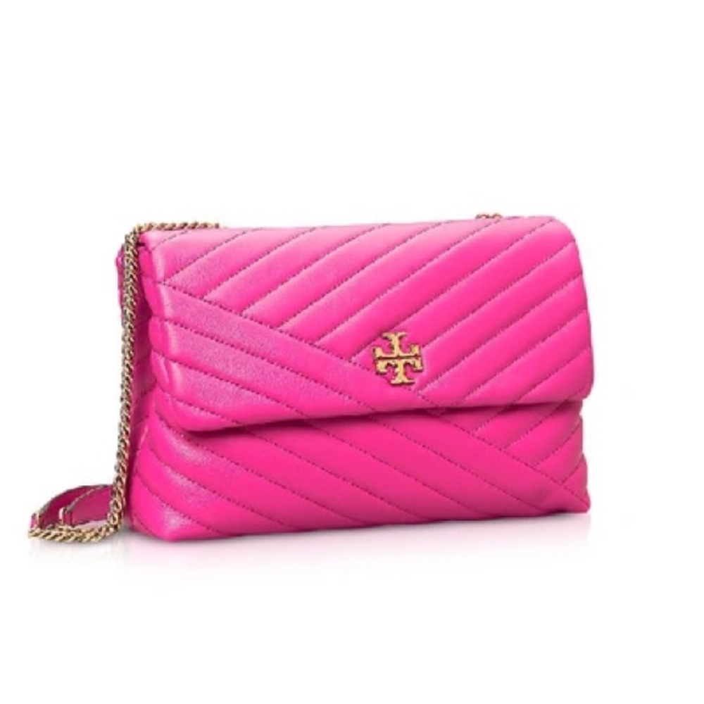 TORY BURCH KIRA CHEVRON CONVERTIBLE SHOULDER BAG